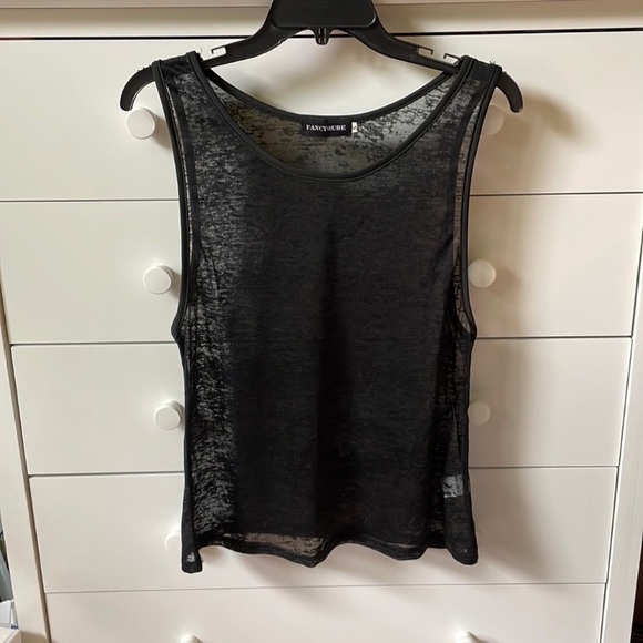 Tops - ❤️ BOUTIQUE WOMENS SIZE SMALL BLACK BURNOUT MUSCLE TANK